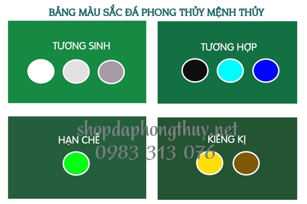 M&agrave;u sắc đ&aacute; hợp mệnh nam sinh năm 1999