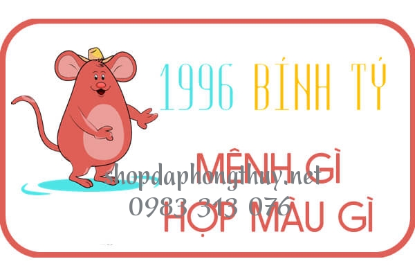 Sinh năm 1996 mệnh g&igrave;? hợp hướng n&agrave;o? đeo đ&aacute; m&agrave;u g&igrave;?