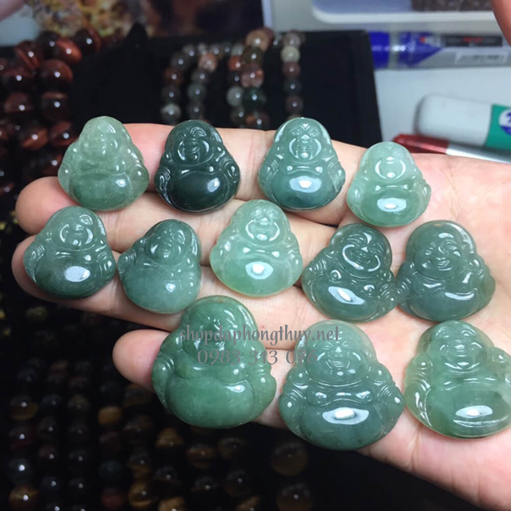 Phật di lặc ngọc cẩm thạch