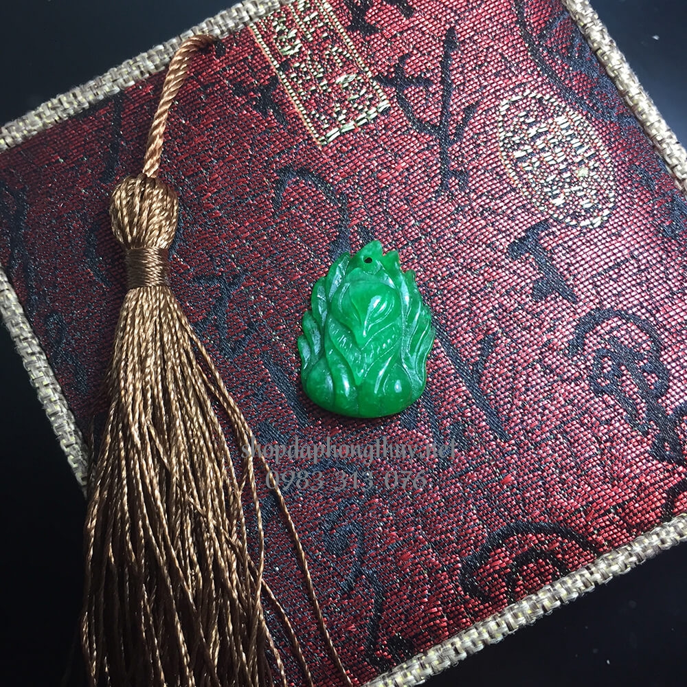 Hồ ly ch&uacute;a ngọc cẩm thạch