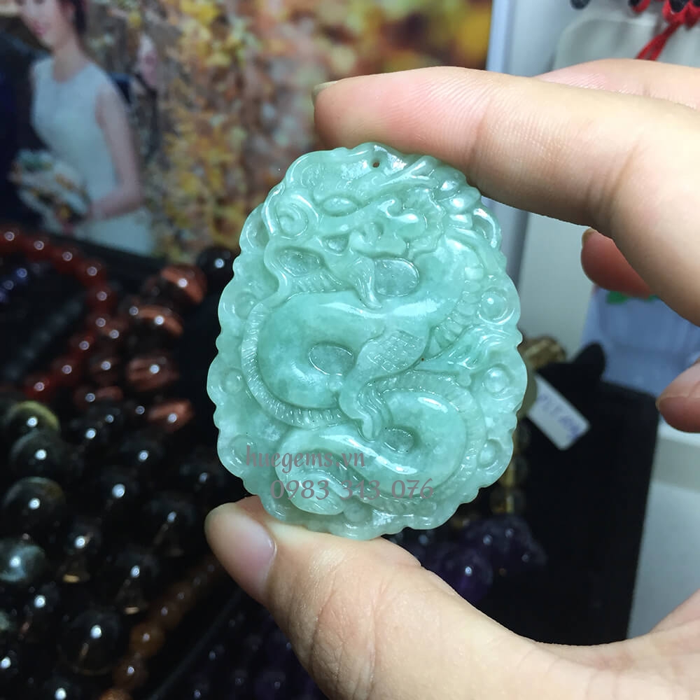 Mặt rồng ngọc phỉ th&uacute;y - Jadeit