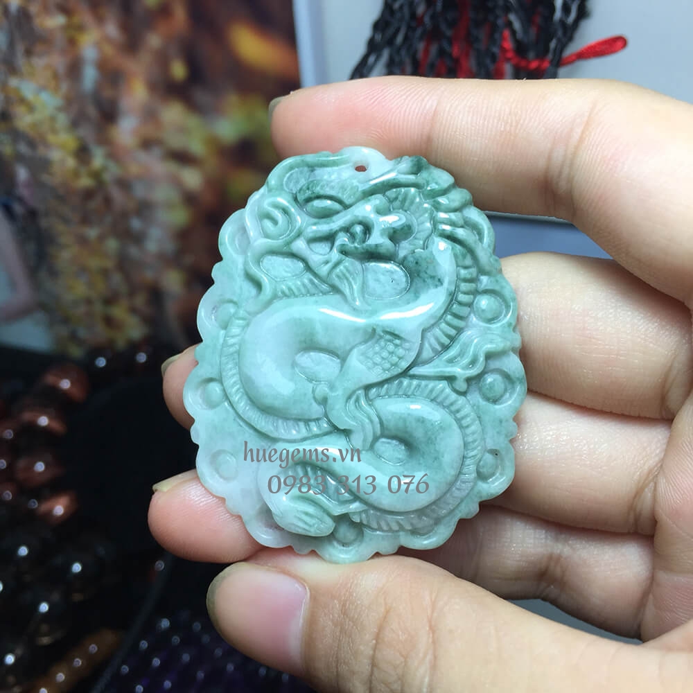 Mặt rồng ngọc phỉ th&uacute;y - Jadeit