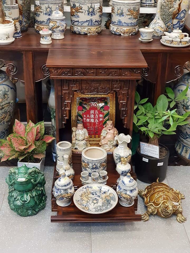 bộ đồ thờ thần t&agrave;i