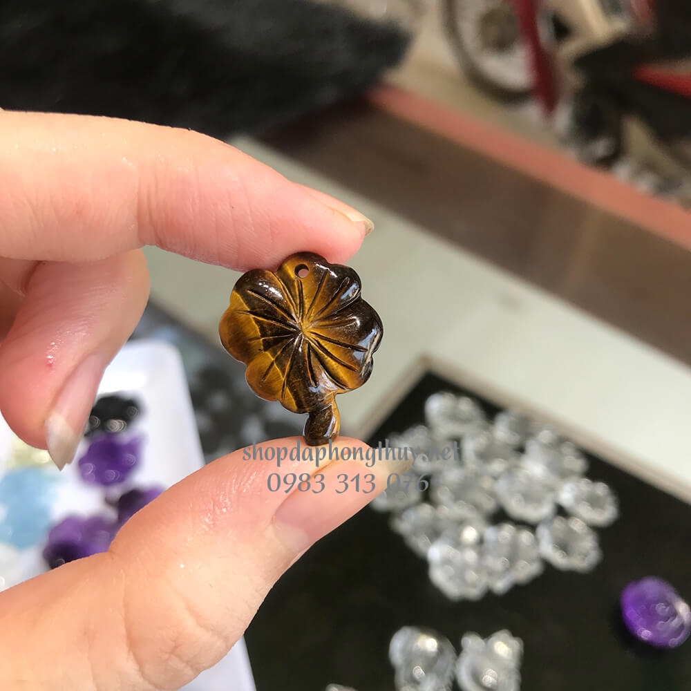 Đ&aacute; mắt hổ n&acirc;u v&agrave;ng