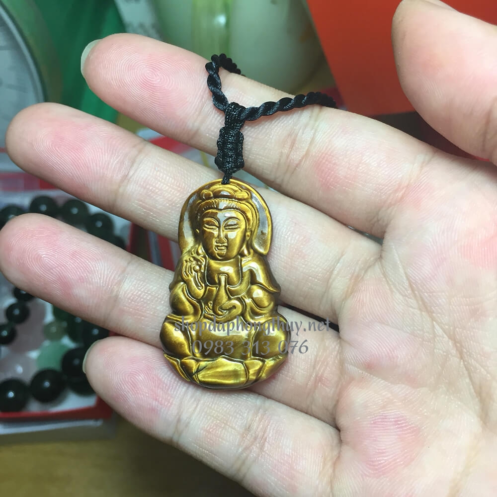 Đ&aacute; mắt hổ n&acirc;u v&agrave;ng