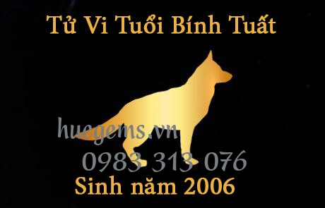 Tử vi tuổi B&iacute;nh Tuất 2006