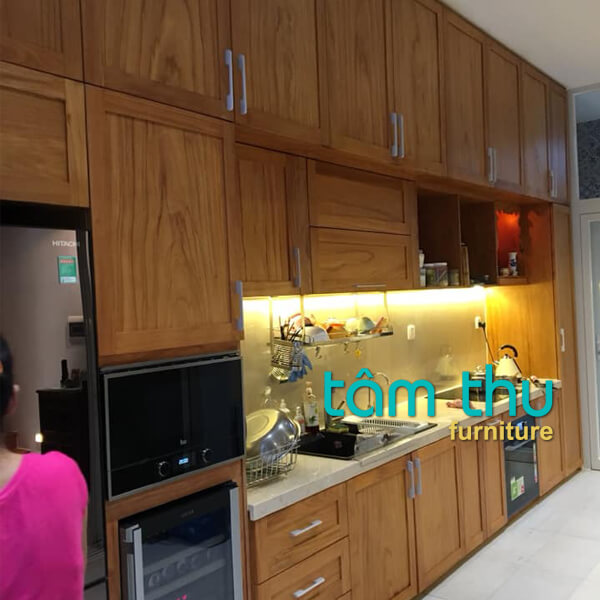 tủ bếp gỗ