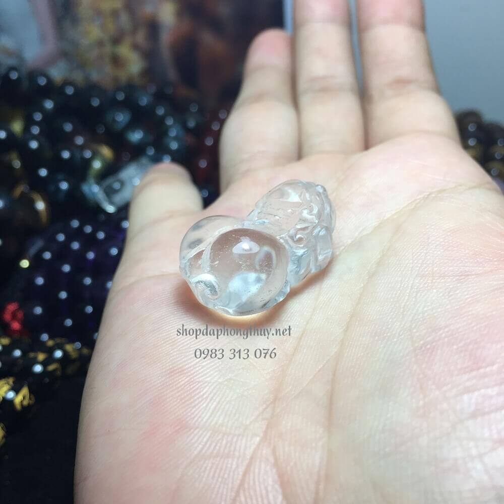 tỳ hưu thạch anh trắng