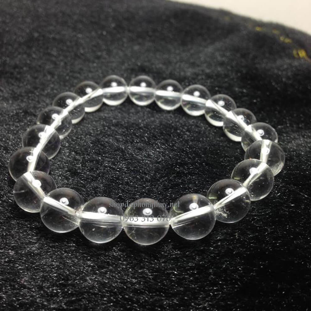 v&ograve;ng tay thạch anh trắng