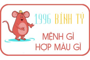 Sinh năm 1996 mệnh gì? hợp hướng nào? đeo đá màu gì?