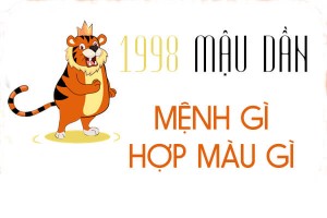 Sinh năm 1998 mệnh gì? hợp hướng nào? đeo đá màu gì?
