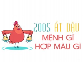 Sinh năm 2005 mệnh gì? hợp hướng nào? đeo đá màu gì?