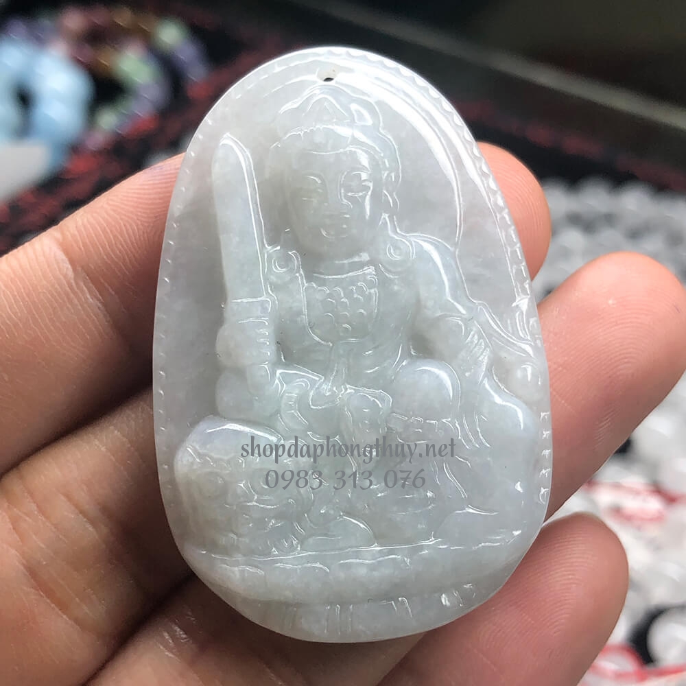 Phật bản mệnh văn thù bồ tát ngọc jadeit