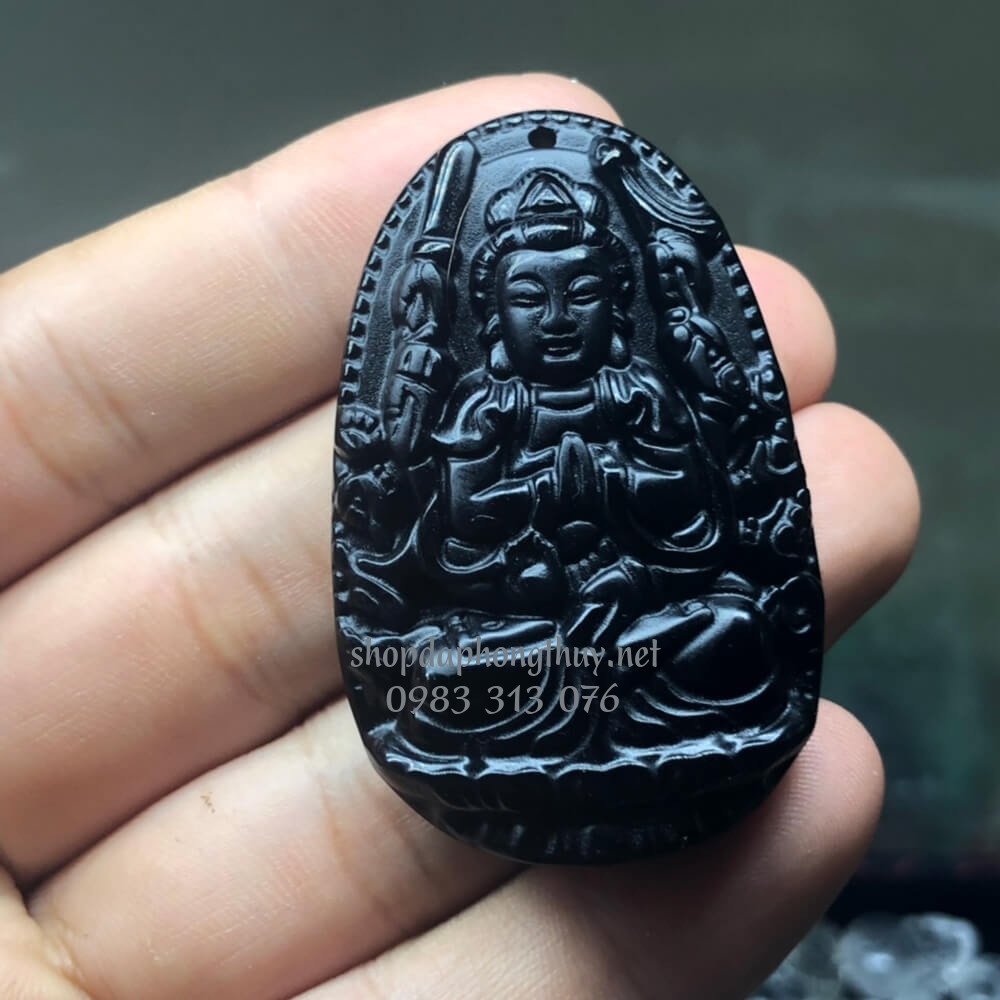 Phật bản mệnh thiên thủ thiên nhãn obsidian