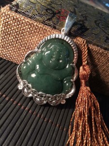 Phật di lặc ngọc cẩm thạch