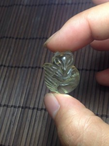 Vòng đá thạch anh tóc vàng mix hồ ly