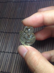 Vòng đá thạch anh tóc vàng mix hồ ly