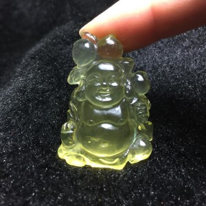 Di lặc đá citrine - thạch anh vàng