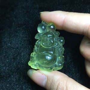 Di lặc đá citrine - thạch anh vàng