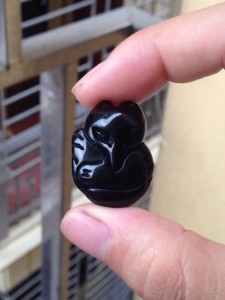 Hồ ly đá thạch anh ám khói