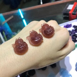 Hồ ly thạch anh dâu tây hồng