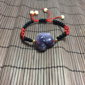 Hồ ly đá thạch anh tím