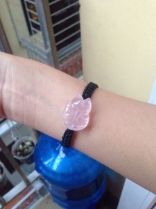 Hồ ly sexy đá thạch anh hồng