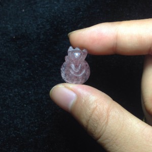 Hồ ly thạch anh dâu tây hồng