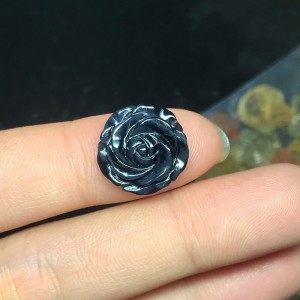 Hoa mẫu đơn đá mắt hổ xanh đen