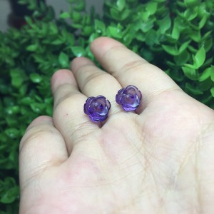 Hoa mẫu đơn đá thạch anh tím