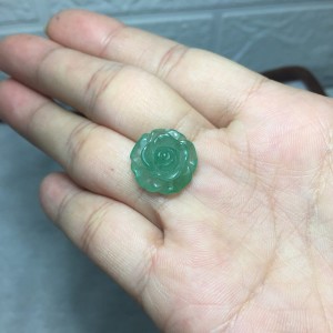 Hoa mẫu đơn đá thạch anh xanh