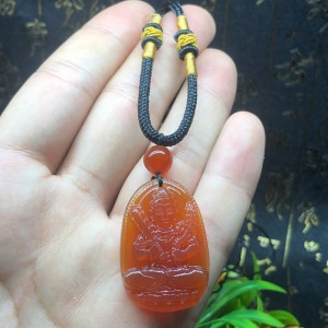 Phật bản mệnh hư không tạng bồ tát mã não đỏ