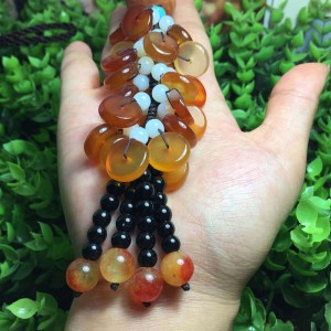 Khánh treo xe ô tô đồng điếu đá mã não