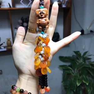 Khánh treo xe ô tô đồng điếu đá mã não