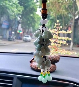 Khánh treo xe ô tô hồ lô ngọc cẩm thạch