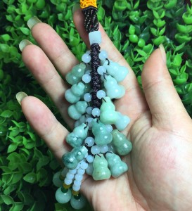 Khánh treo xe ô tô hồ lô ngọc cẩm thạch