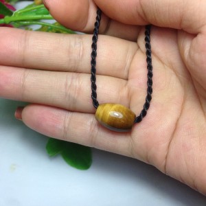 Lu thống đá mắt hổ nâu vàng