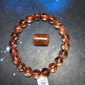 Lu thống đá thạch anh tóc đỏ