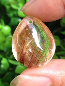 Mặt đá thạch anh tóc vàng