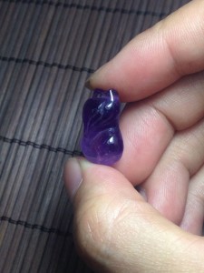 Hồ ly đá thạch anh tím