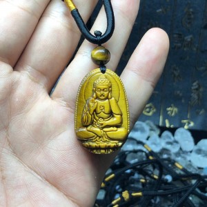 Phật bản mệnh a di đà mắt hổ vàng