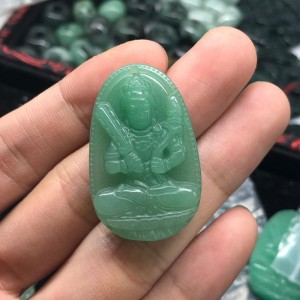 Phật bản mệnh hư không tạng bồ tát thạch anh xanh