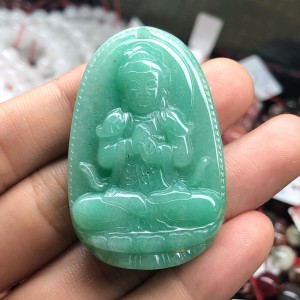 Phật bản mệnh như lai đại nhật thạch anh xanh