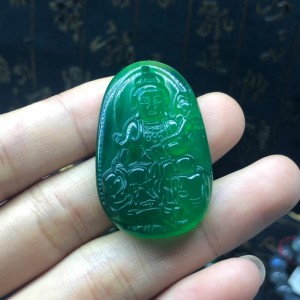 Phật bản mệnh phổ hiền bồ tát mã não xanh