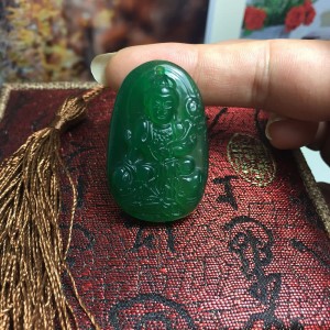 Phật bản mệnh phổ hiền bồ tát mã não xanh