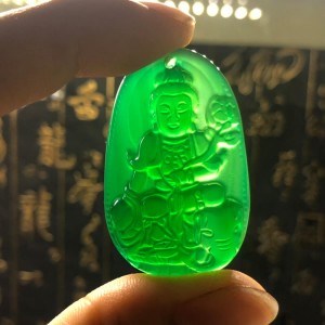 Phật bản mệnh phổ hiền bồ tát mã não xanh