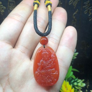 Phật bản mệnh phổ hiền bồ tát mã não đỏ