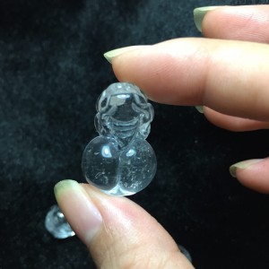 Tỳ hưu đá thạch anh trắng