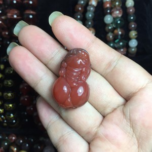 Tỳ hưu đá mã não đỏ