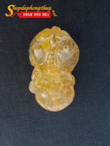Tỳ hưu thạch anh tóc vàng